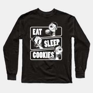 Eat Sleep Cookies Repeat - Cookie lover product Long Sleeve T-Shirt